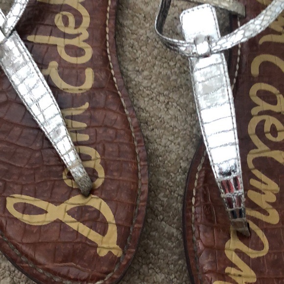 Metallic croc summer sandals - Picture 2 of 3